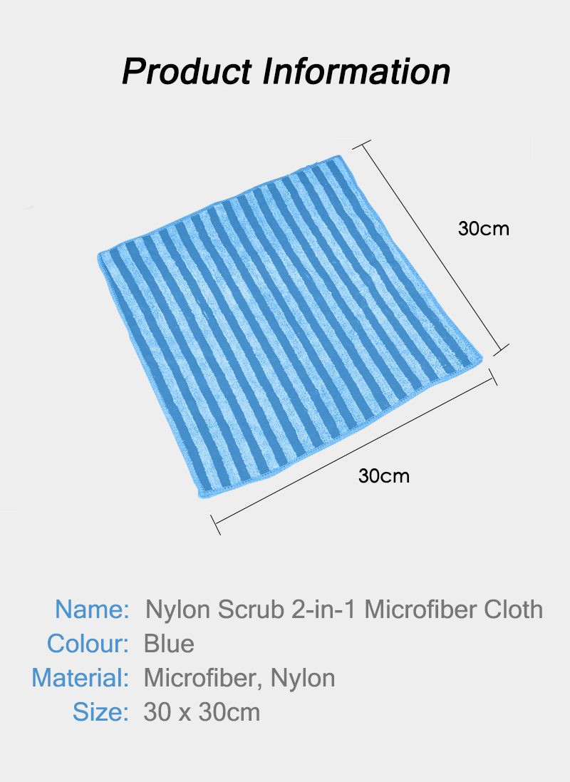 Multi-purpose Nylon Scrub 2-in-1-8